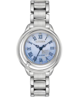 Citizen - Women's Cinderella Diamond-Accent Stainless Steel Bracelet Watch 33mm