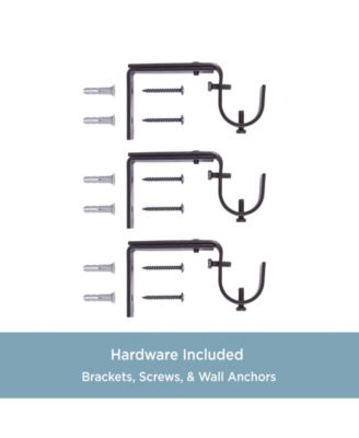 Mashapee 1" Premium Decorative Window Curtain Rod