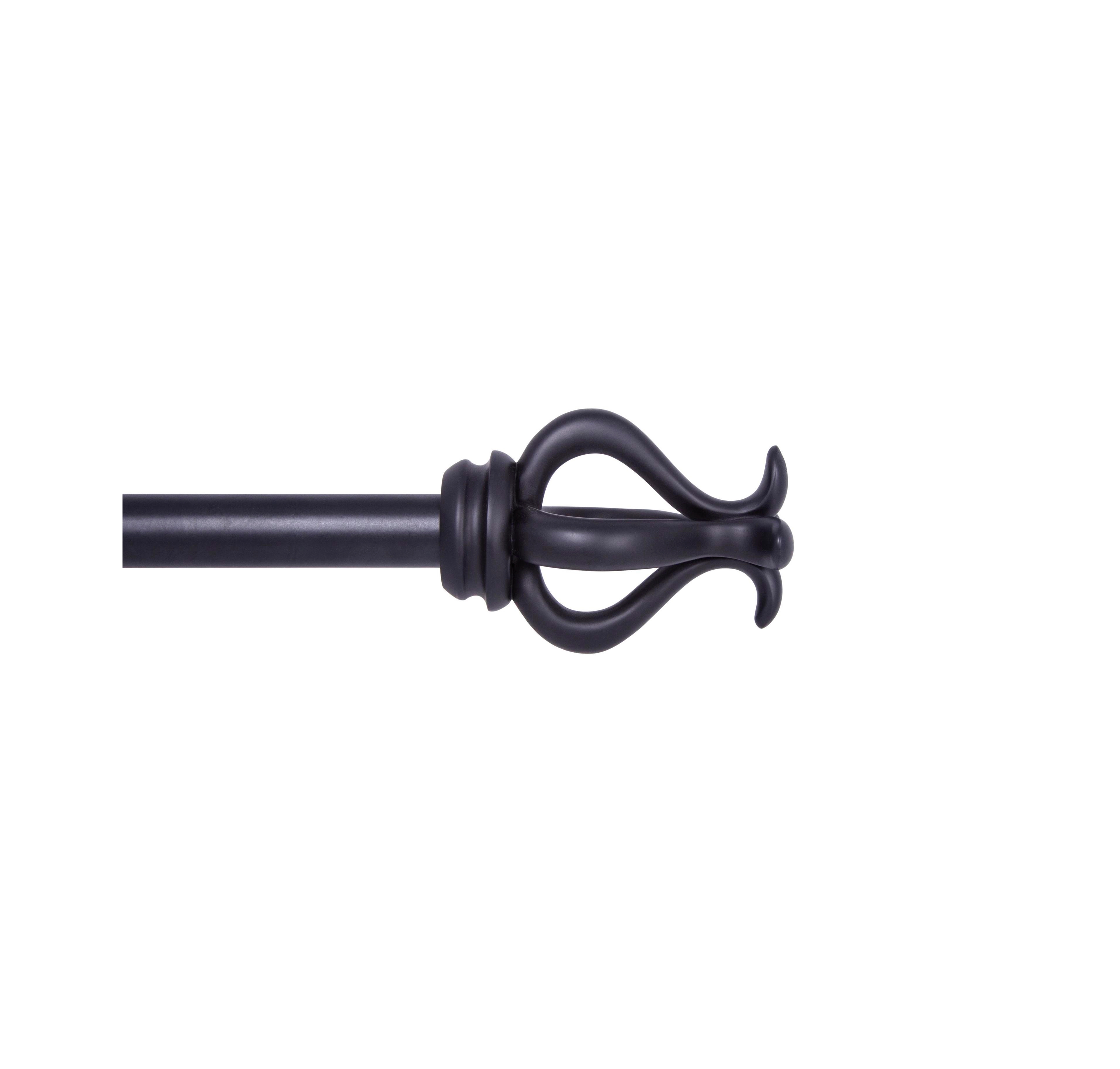 Kenney Kinsley 3/4" Standard Decorative Window Curtain Rod