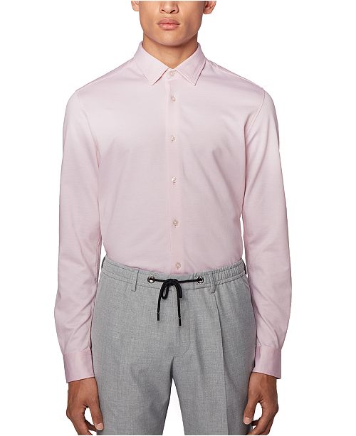 Hugo Boss Boss Men S Ronni Light Pink Shirt Reviews Casual