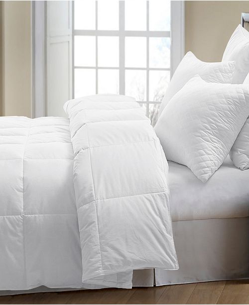 UNIKOME Lightweight White Goose Down & Feather Comforter, Twin Size & Reviews - Comforters ...