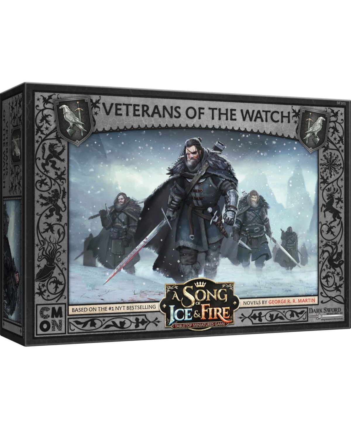 Masterpieces Puzzles Asmodee Editions A Song Of Ice Fire Tabletop Miniatures Game- Night's Watch Heroes Box 1 Expansion In No Color