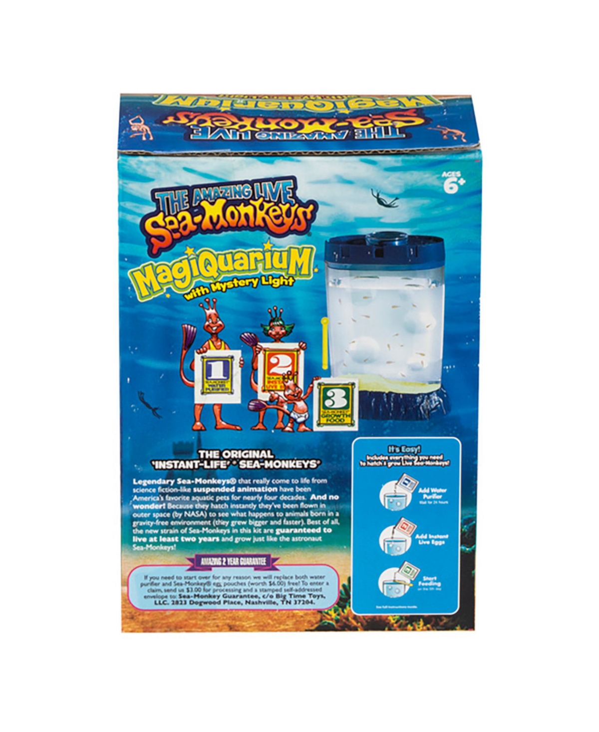 Sea Monkey's The Original Sea-Monkeys Magiquarium Glowin The Dark Kit - Everything You Need to Hatch Sea Monkeys