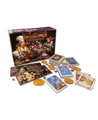 MasterPieces Puzzles Slugest Games Red Dragon Inn- Smorgasbox Board Game - An Expansion Wish Something For Everyone