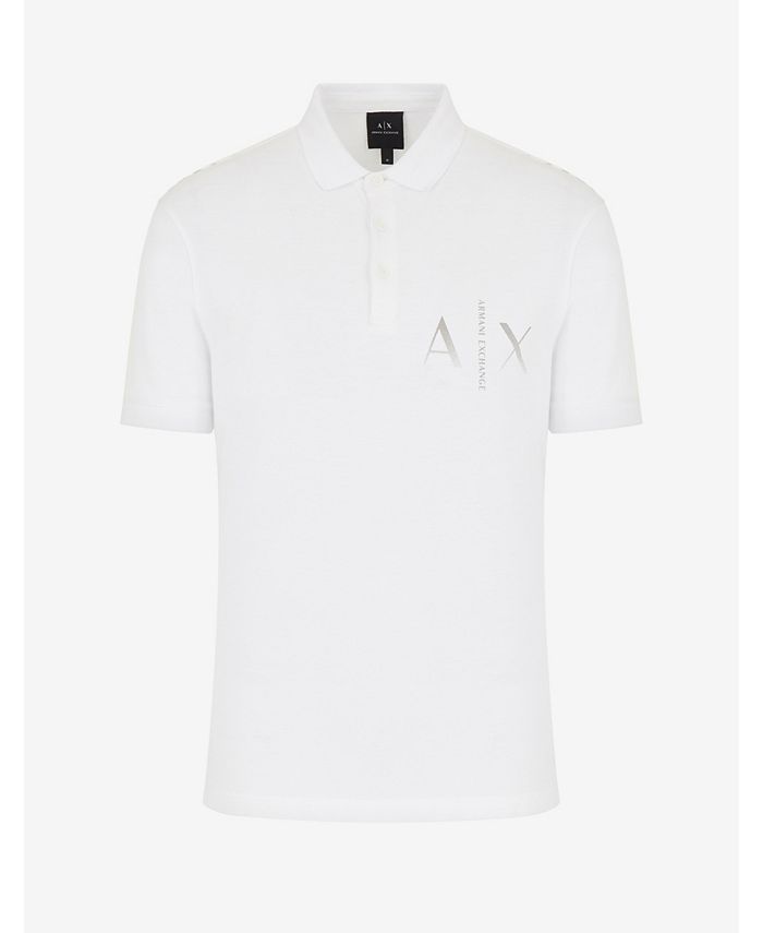 A|X Armani Exchange Men's Eagle Print Polo T-shirt - Macy's