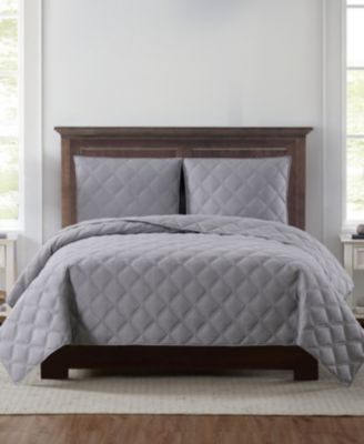 Truly Soft 3d Puff Quilt Sets In Navy