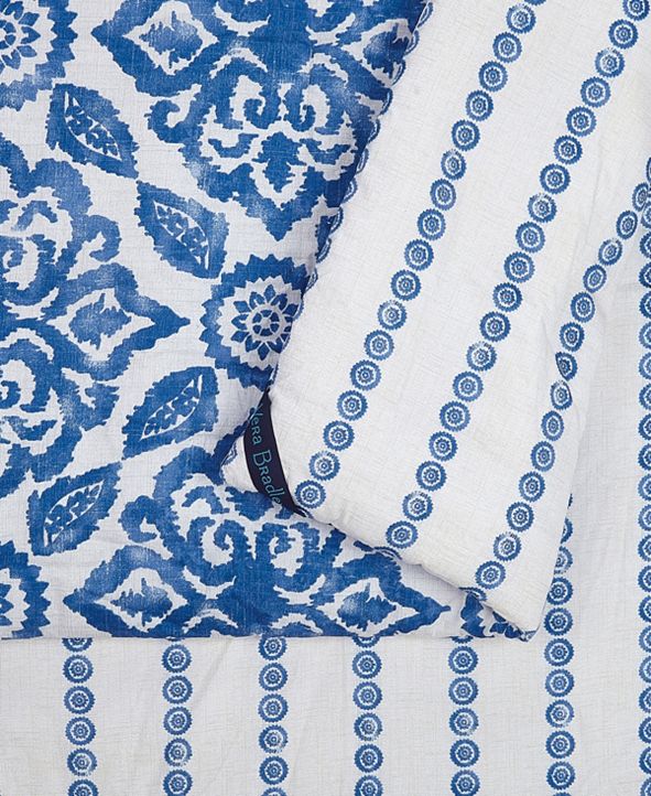 Vera Bradley Stitched Medallions Queen Comforter Set 3Pc & Reviews