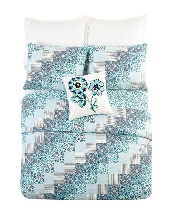 Vera Bradley Cloud Vines Floral Embroidered Decorative Pillow & Reviews