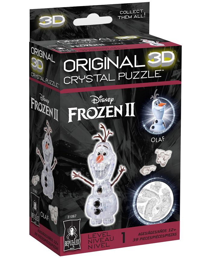 Speciaal slepen gek BePuzzled 3D Crystal Puzzle - Disney Frozen Ii - Olaf the Snowman - 39  Pieces & Reviews - All Toys - Macy's