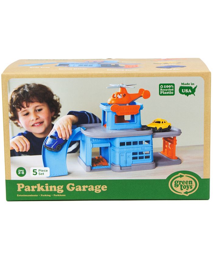 Green Toys Parking Garage With 3 Vehicles Macy's