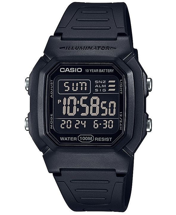 casio black resin