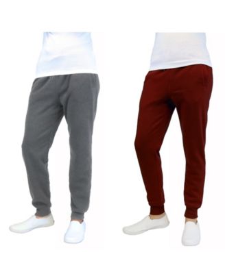 Men's 2-Packs Slim-Fit Fleece Jogger Sweatpants