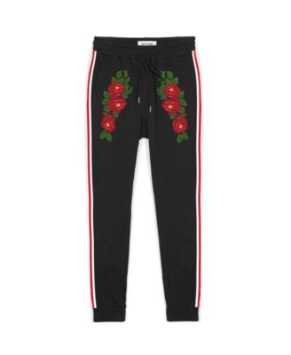 joggers with roses