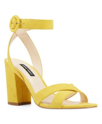 macys yellow heels