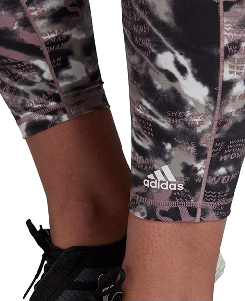Adidas Women S Plus Size Printed Tights Reviews Pants