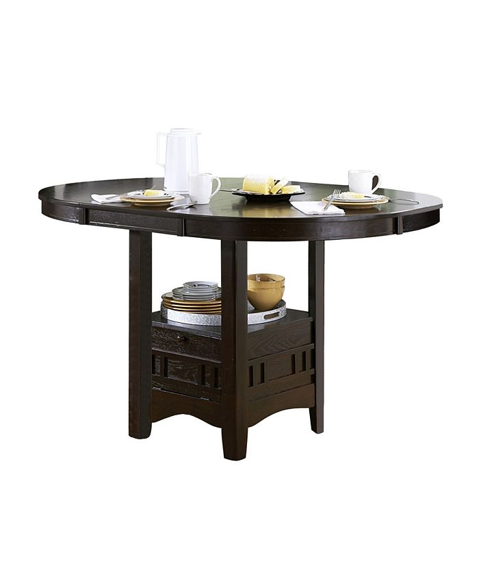 Furniture Homelegance Jayla Counter Height Oval Dining Table Macy's
