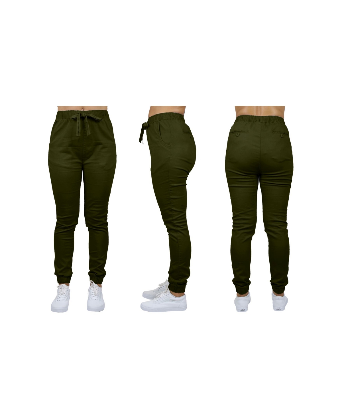 Women's Basic Stretch Twill Joggers - Timber