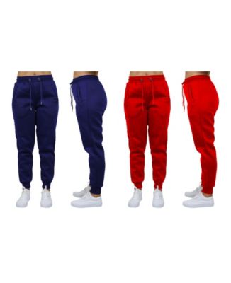 Women's Loose Fit Fleece Jogger Sweatpants, Pack of 2