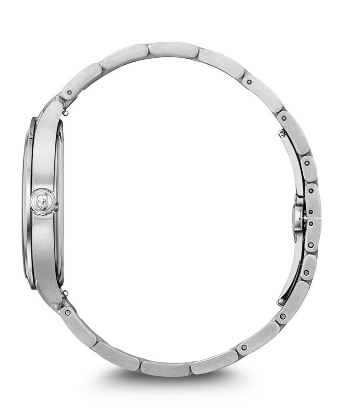 Victorinox Swiss Army - Men's Alliance Silver Stainless Steel Bracelet, 40mm