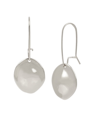 image of Robert Lee Morris Soho Sculptural Disc Long Drop Earrings