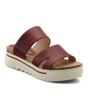 Adrienne Vittadini Women's Dean Two Band Sandals Women's Shoes