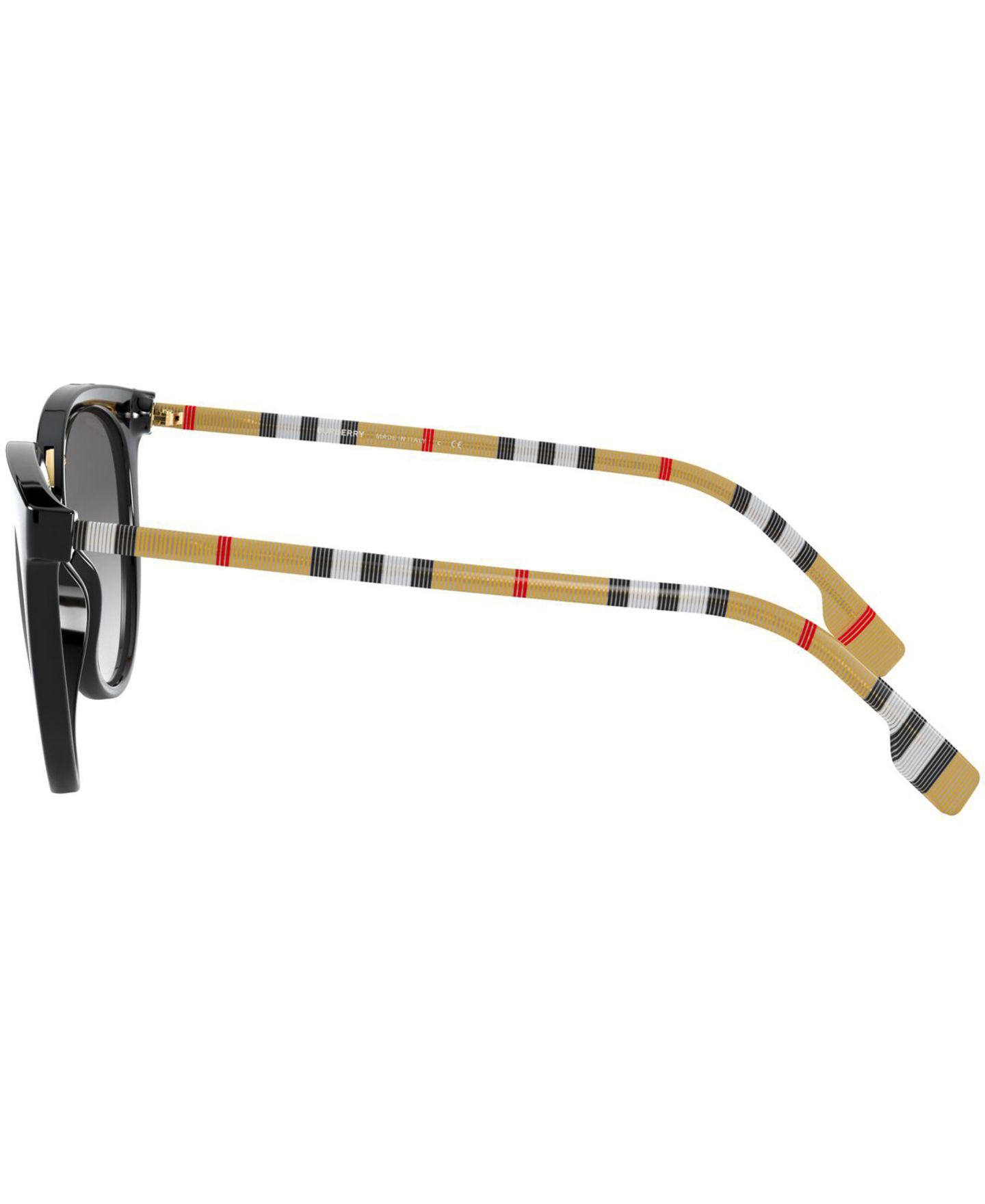 Женские солнцезащитные очки Burberry Sunglasses, 0BE4316, цвет: Чёрный / Серый градиентный — фото 6