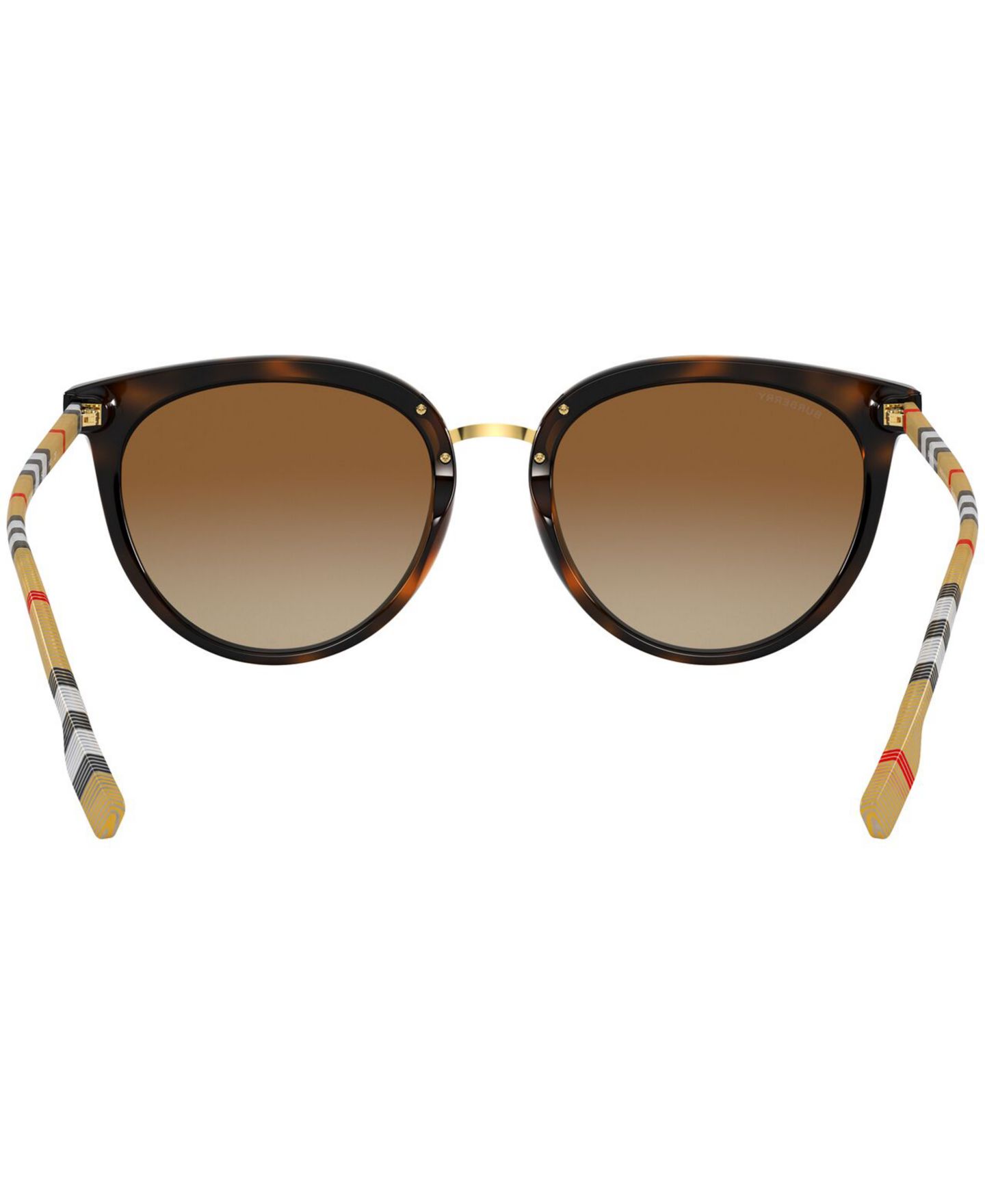 Женские солнцезащитные очки Burberry Polarized Sunglasses, 0BE4316, цвет: Гавана / Коричневый градиентный — фото 5