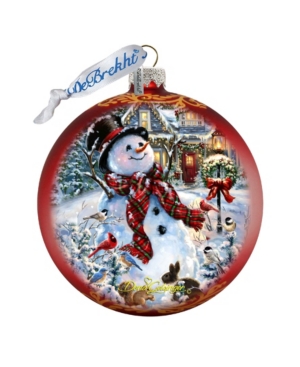 G.debrekht Kids'  An Old Fashioned Christmas Glass Ornament Limited Edition By Donna Gelsinger In Multi