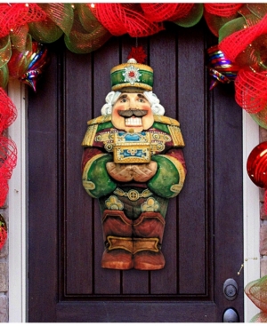 Designocracy Nutcracker Wooden Door Hanger