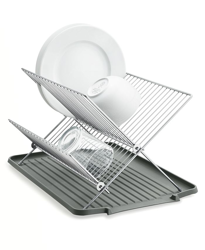 Martha Stewart Collection Space Saver Dish Rack, Created for Macy's