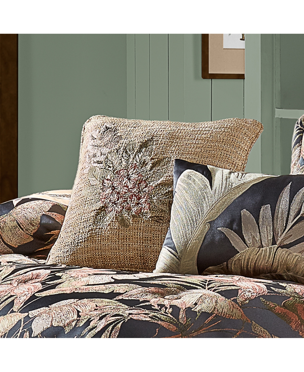 J Queen New York Martinique Embellished Pillow, x