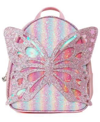 pink glitter mini backpack