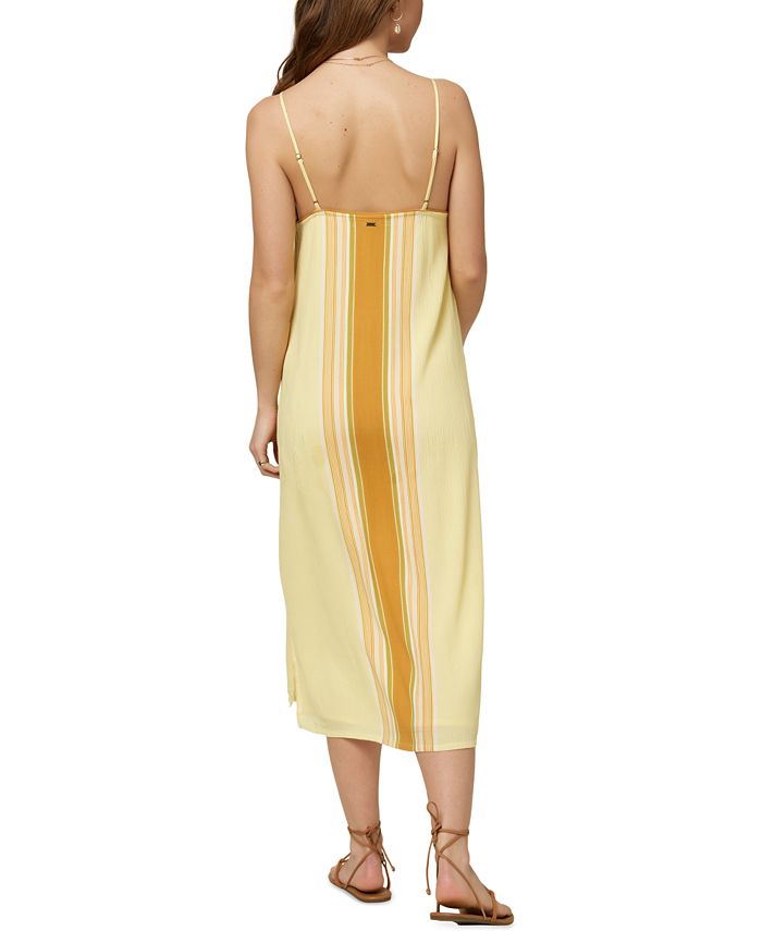 O'Neill Juniors' Avana Striped Midi Dress - Macy's