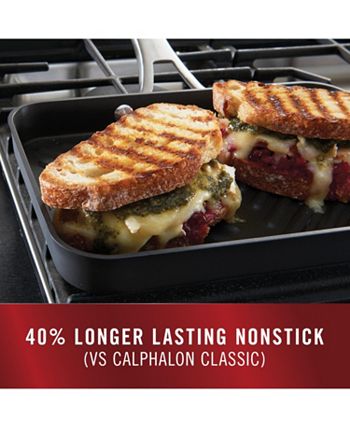 Calphalon Premier Hard-Anodized Nonstick 11in Square Grill Pan