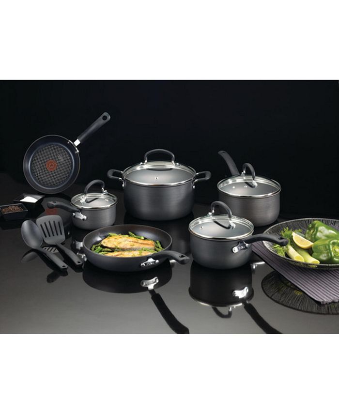 TFal Ultimate Hard Anodized 12Pc. Cookware Set Macy's