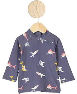 image of Cotton On Baby Boy Nb Fraser Long Sleeve Rashie