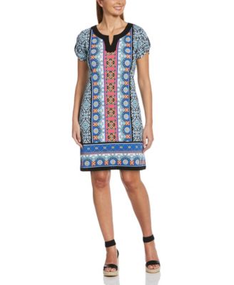 macy's short sleeve dresses