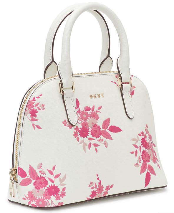 DKNY Bryant Floral Dome Satchel & Reviews - Handbags & Accessories - Macy's