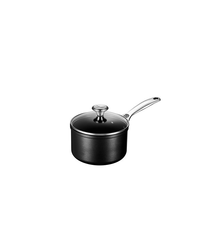 Le Creuset 2 Quart Stainless Steel Saucepan with Lid