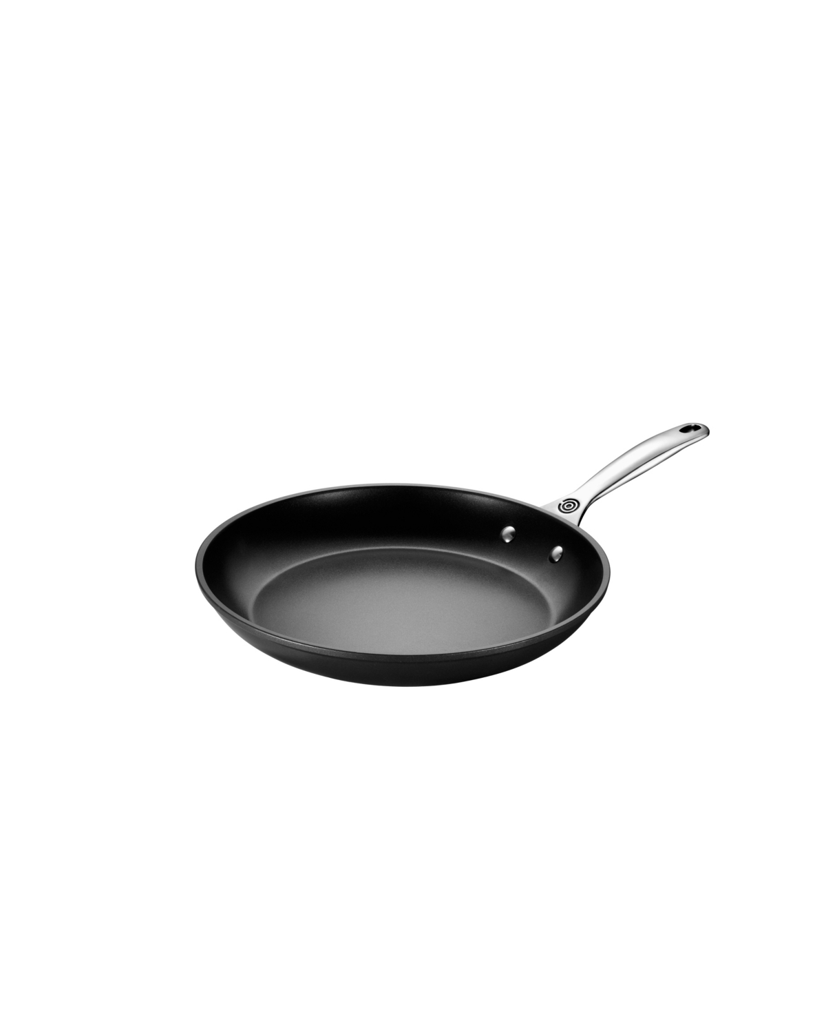 Le Creuset Hard Anodized Aluminum Nonstick 12" Fry Pan In Black