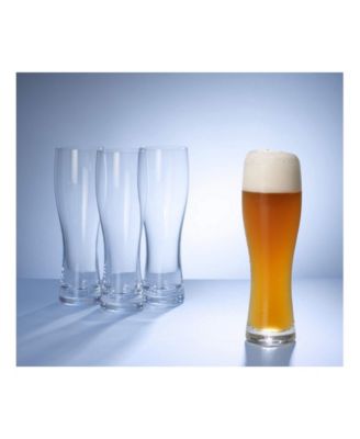 Purismo Wheat Beer Pilsner Glass, Set of 4