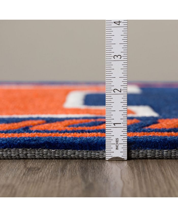 Luxury Sports Rugs Illinois Colil Blue 5' x 7'6" Area Rug Macy's