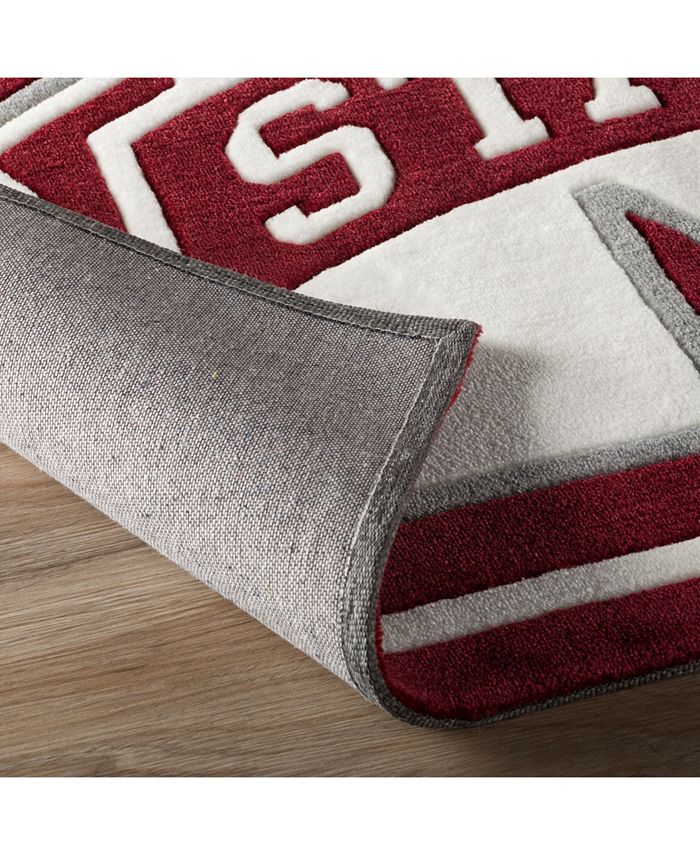 Luxury Sports Rugs Mississippi State Colmt Maroon 5' x 7'6" Area Rug