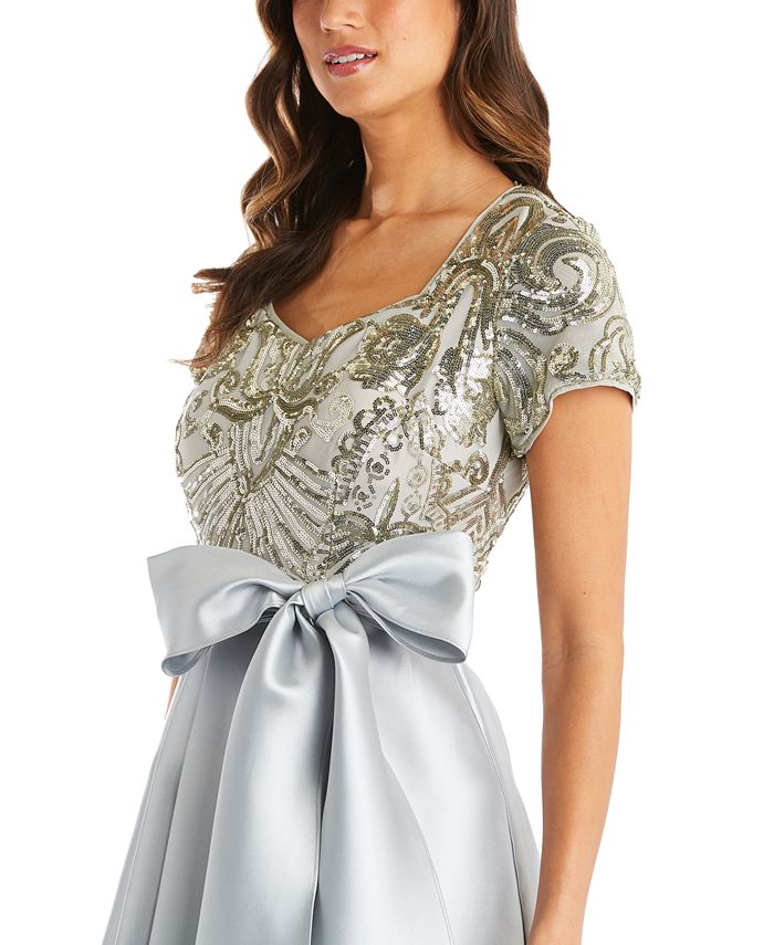 r and m richards high low dress