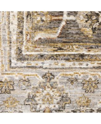 Maharaja 40M Beige and Gray 3'3" x 5' Area Rug