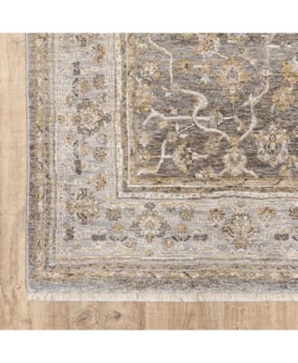 Maharaja 40M Beige and Gray 2' x 3' Area Rug
