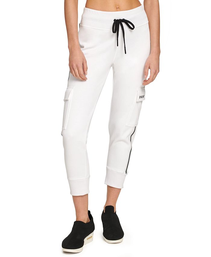 cropped cargo joggers
