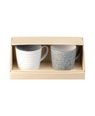 Studio Grey Ridged Mugs, Set of 2