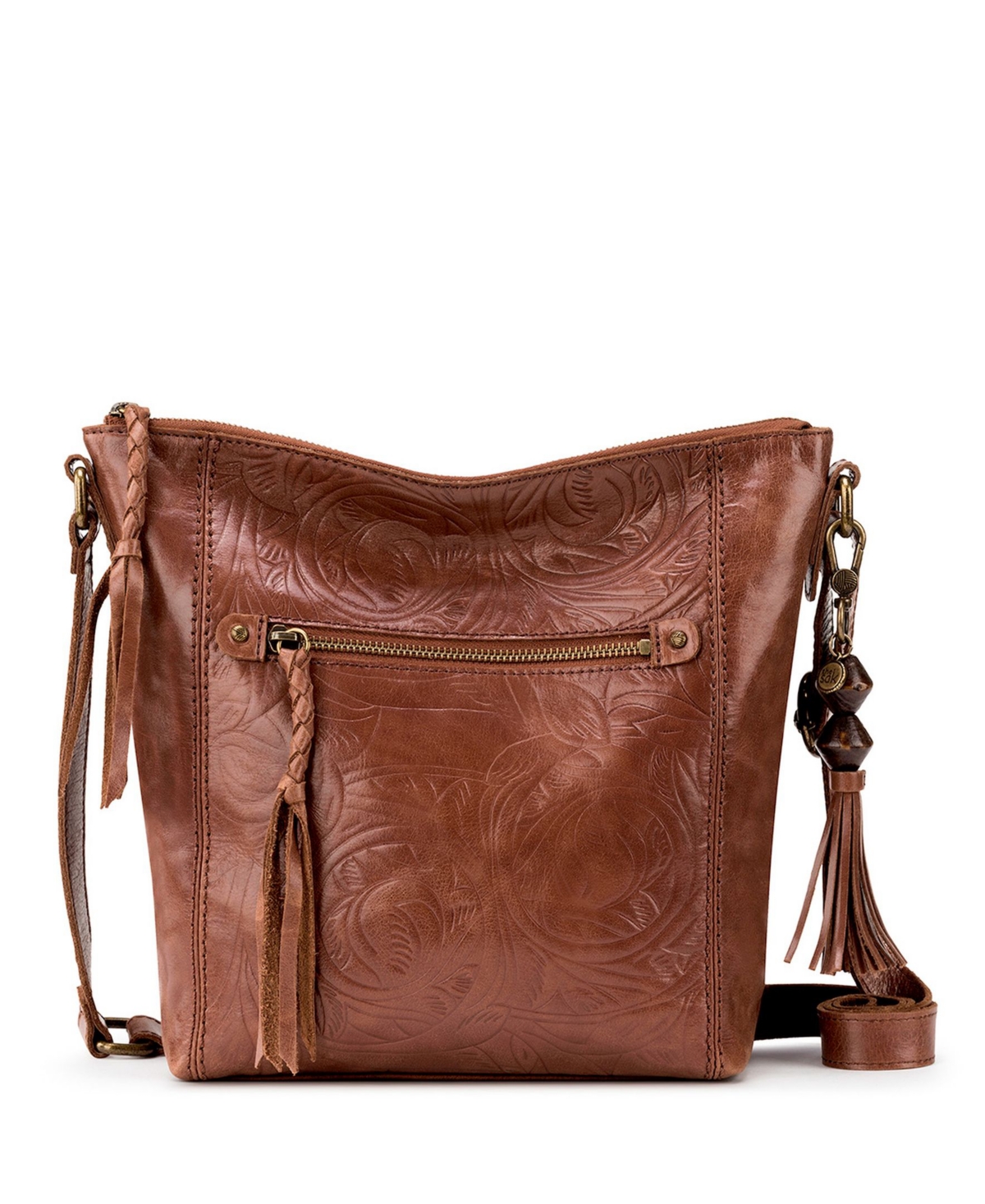 The Sak Women s Ashland Leather Crossbody Bag Smart Closet