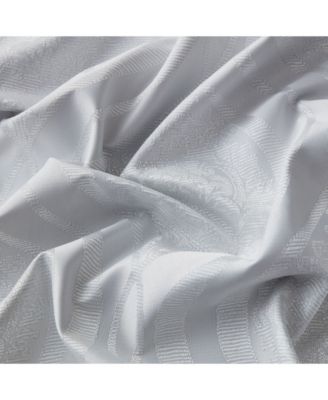 Montero Damask 100% Complete Blackout Shading Thermal Insulated Energy Efficient Heat/Cold Blocking Grommet Heavy Curtain Drapery Panels for Living Room, 2 Panels